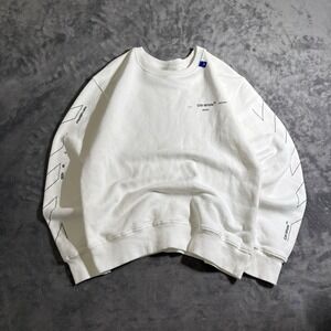 Off White Authentic Sweatshirt White Size XS
